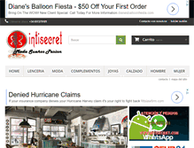 Tablet Screenshot of intisecret.com